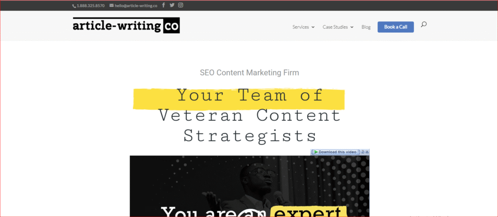 7. Article Writing Co.